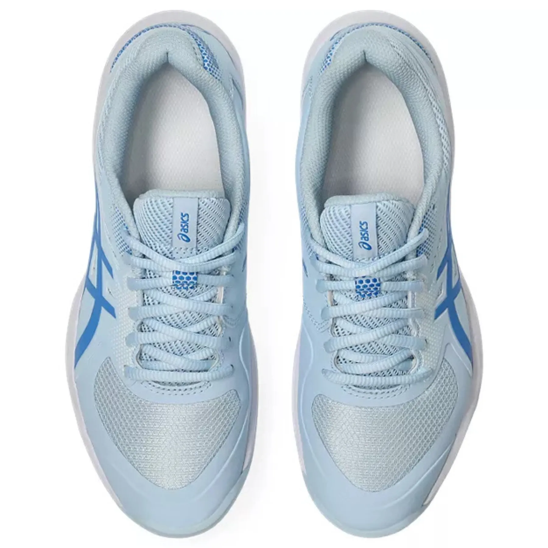 Flex Fit Asics Game FF Pickleball Shoes - Light Blue/Blue Coast