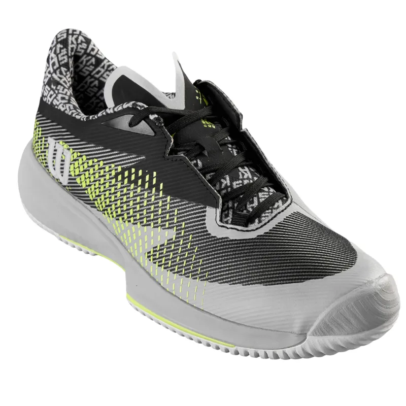 Wilson Kaos Swift 1.5 Mens Tennis Shoes - Pearl Blue / Black / Safety Yellow Anti microbial
