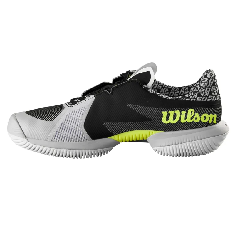 Wilson Kaos Swift 1.5 Mens Tennis Shoes - Pearl Blue / Black / Safety Yellow warm weather