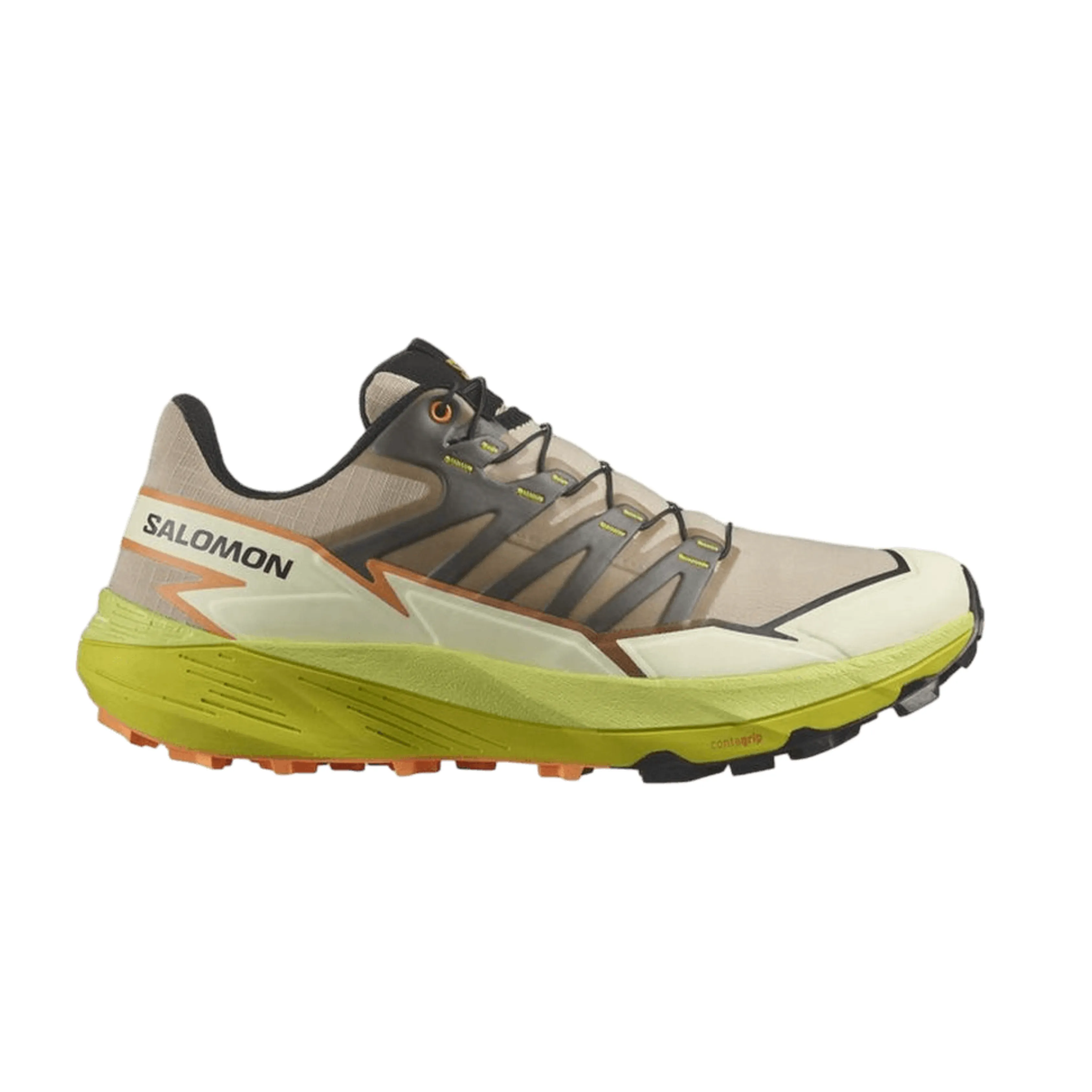 Salomon Men's Thundercross Trail Running Shoes (Plum Kitten/Black/Pink G) Impact Resistance Comfort functionality