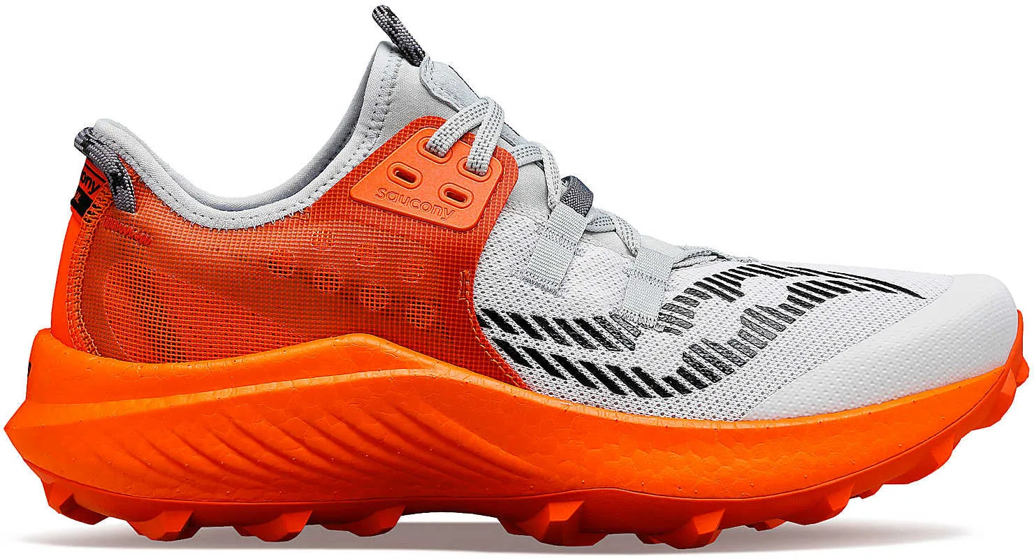 Form Stability Stable Design Saucony Endorphin Rift Mens Trail Running Shoes - Grey
