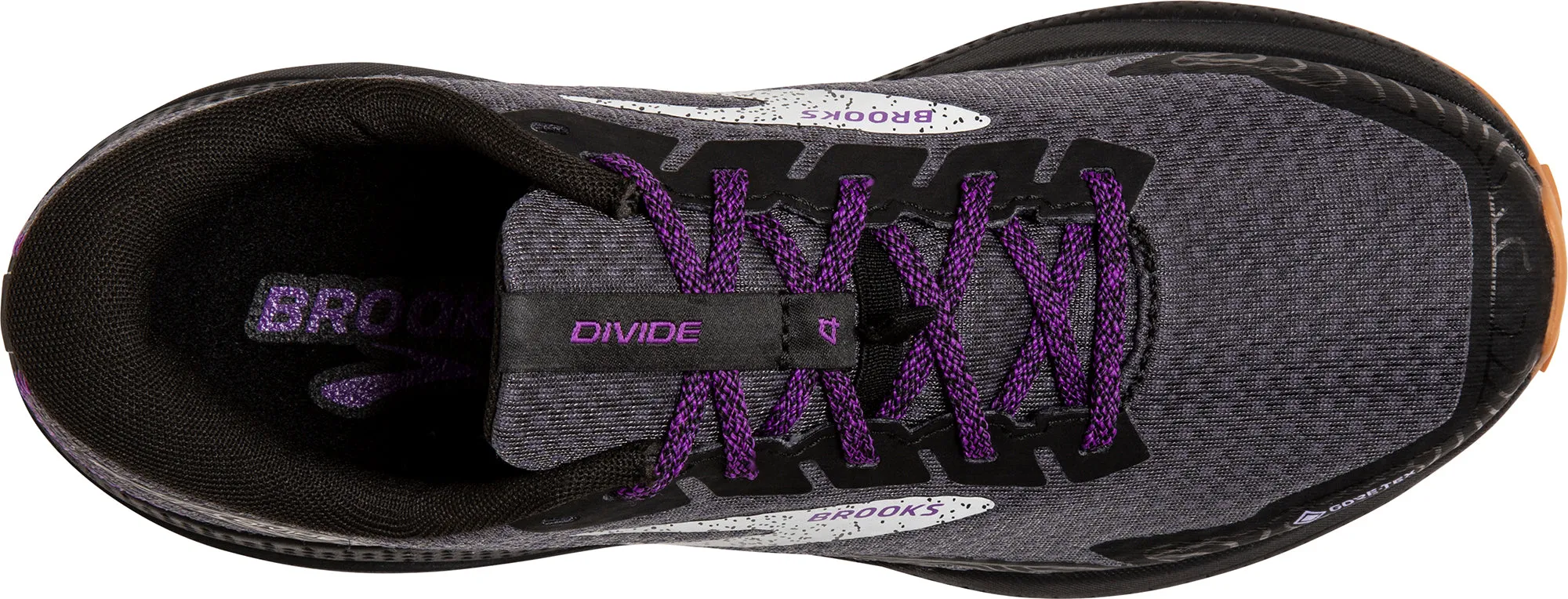 Nonstop Action Durable Construction Brooks Divide 4 GORE-TEX Womens Trail Running Shoes - Black