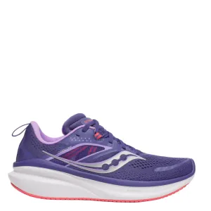 grass - field - runner grassy track running shoes Saucony Women's Omni 22 Running Shoes in Marine/Crocus - Online Exclusive