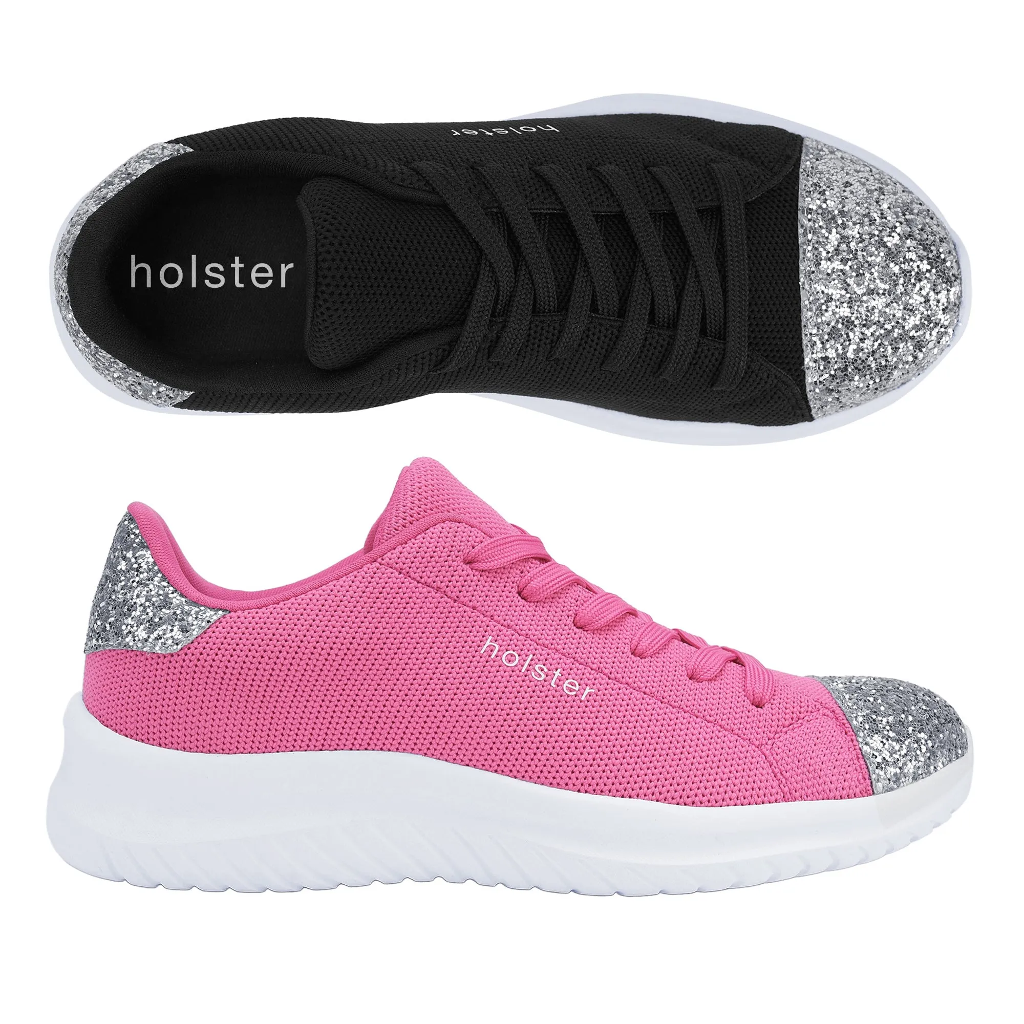 Rubber Outsole Unisex style Starunner Bundle - Black / Hot Pink