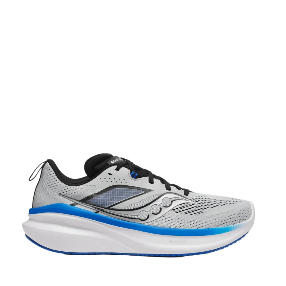 Saucony Men's Omni 22 Running Shoes in Cloud/Sky Diver SS25 foot - speed running shoes