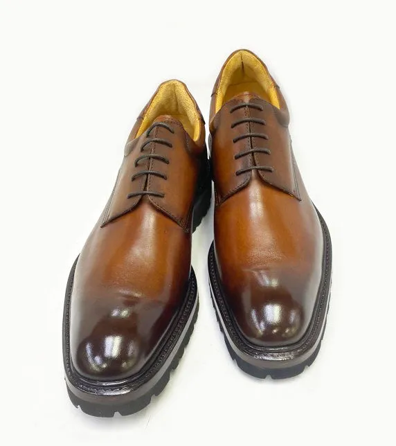Foot Ease Ugo Vasare "Mason" Oxford-Tobacco