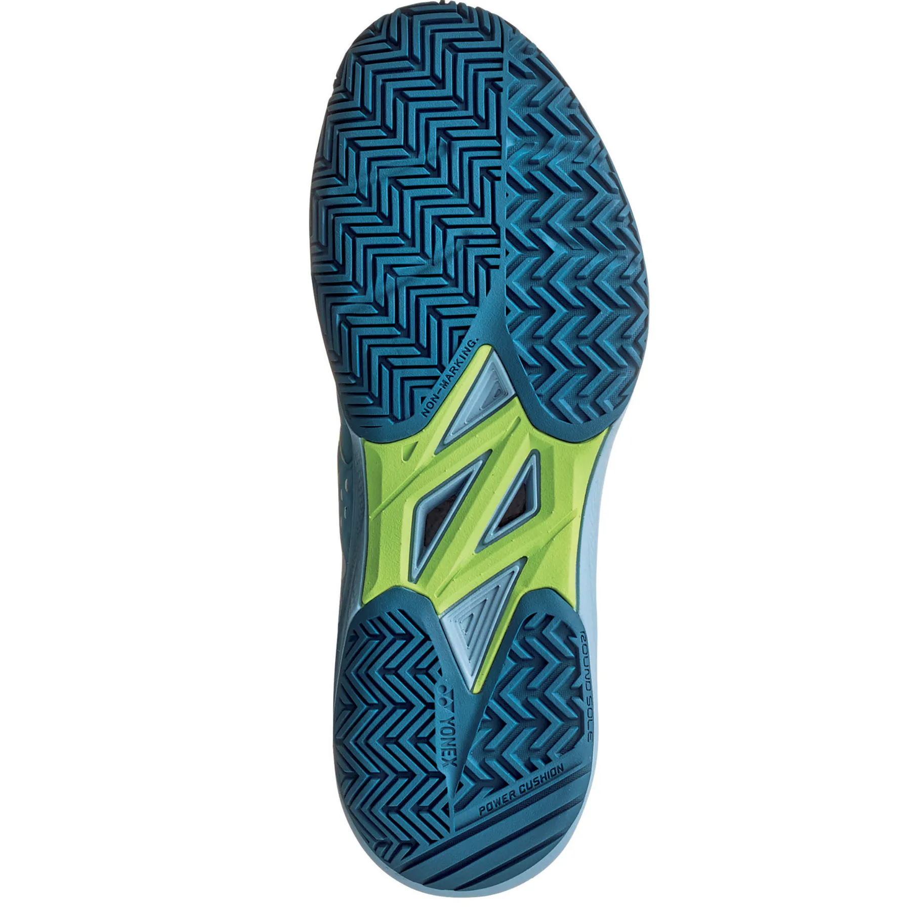Yonex Sonicage Wide All Court Power Cushion Mens Tennis Shoes - Grayish Blue Lace Up Ventilation holes
