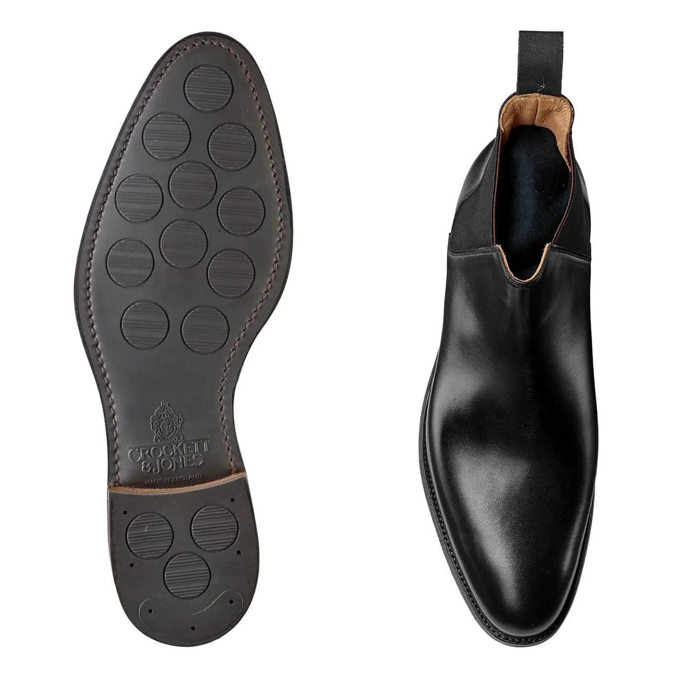 Chelsea 8 Black Calf Weekend Wear On-The-Go Ready