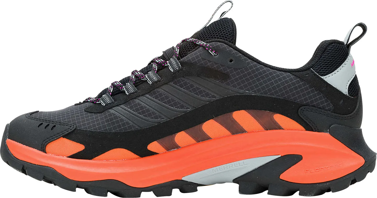 Rugged Terrain Pathway Grip Merrell Moab Speed 2 GORE-TEX Mens Walking Shoes - Black