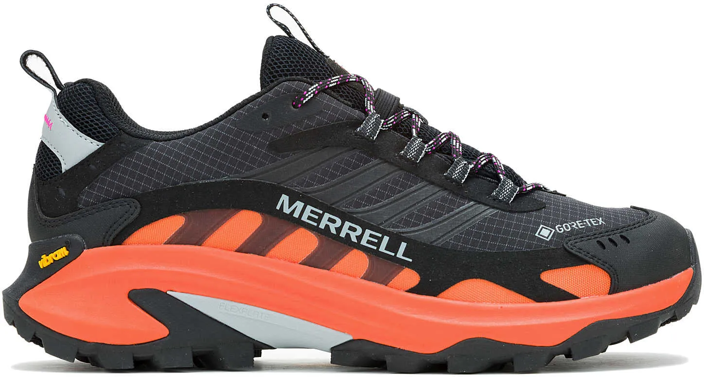 Ultimate Footwear Merrell Moab Speed 2 GORE-TEX Mens Walking Shoes - Black