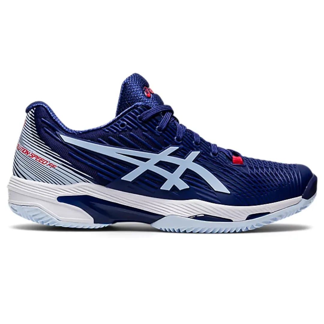 Weekend Activity Asics Womens Solution Speed FF2 Clay Tennis Shoes - Dive Blue/Soft Sky
