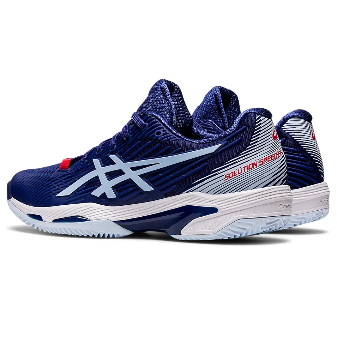 Asics Womens Solution Speed FF2 Clay Tennis Shoes - Dive Blue/Soft Sky Everyday Gear