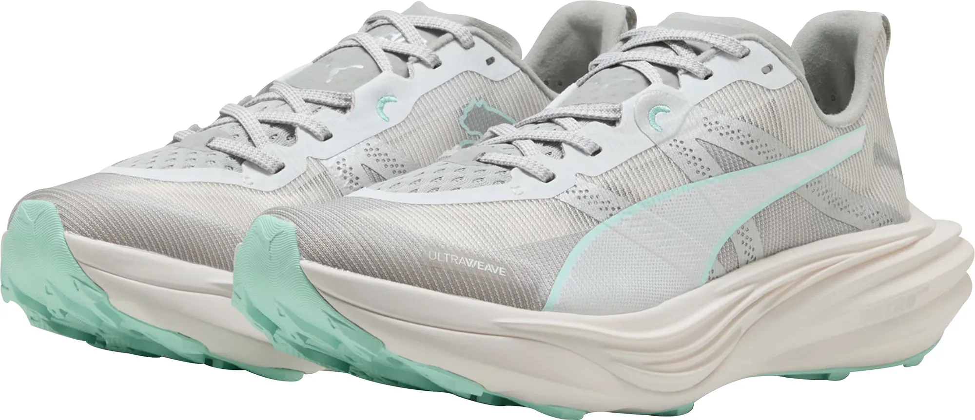 Designed to support versatile workout types Puma Deviate Nitro Elite Womens Trail Running Shoes - Grey