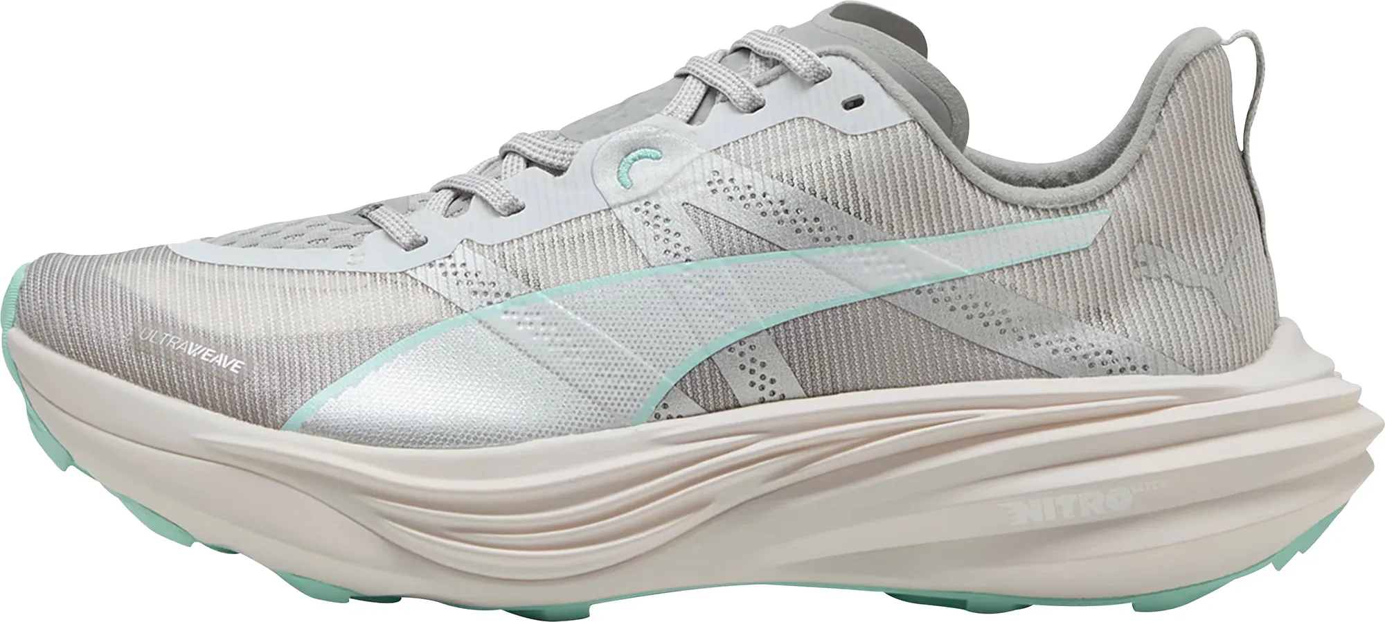 Puma Deviate Nitro Elite Womens Trail Running Shoes - Grey Adapt Fit Daily Running