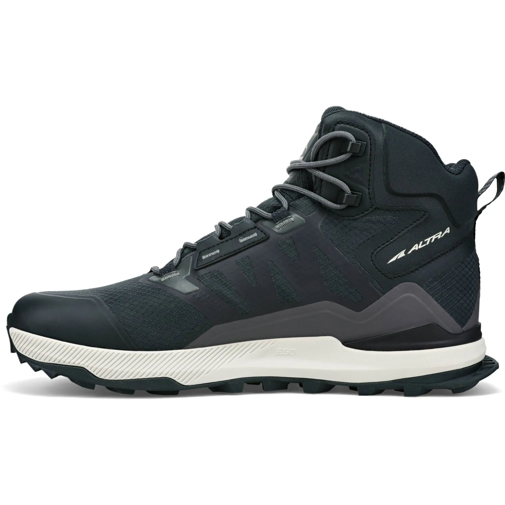 Altra Lone Peak All Weather 2 Mid Mens Walking Boots - Black Secure Lacing Adventure Ready Gear