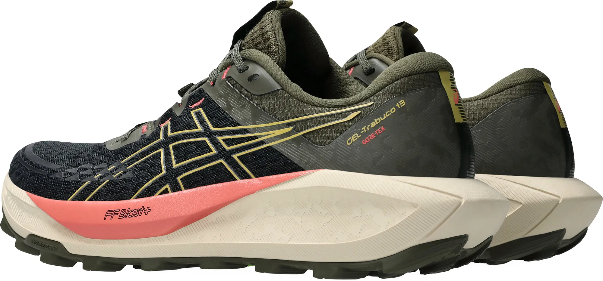 Asics Gel Trabuco 13 GORE-TEX Womens Trail Running Shoes - Black Wide Base