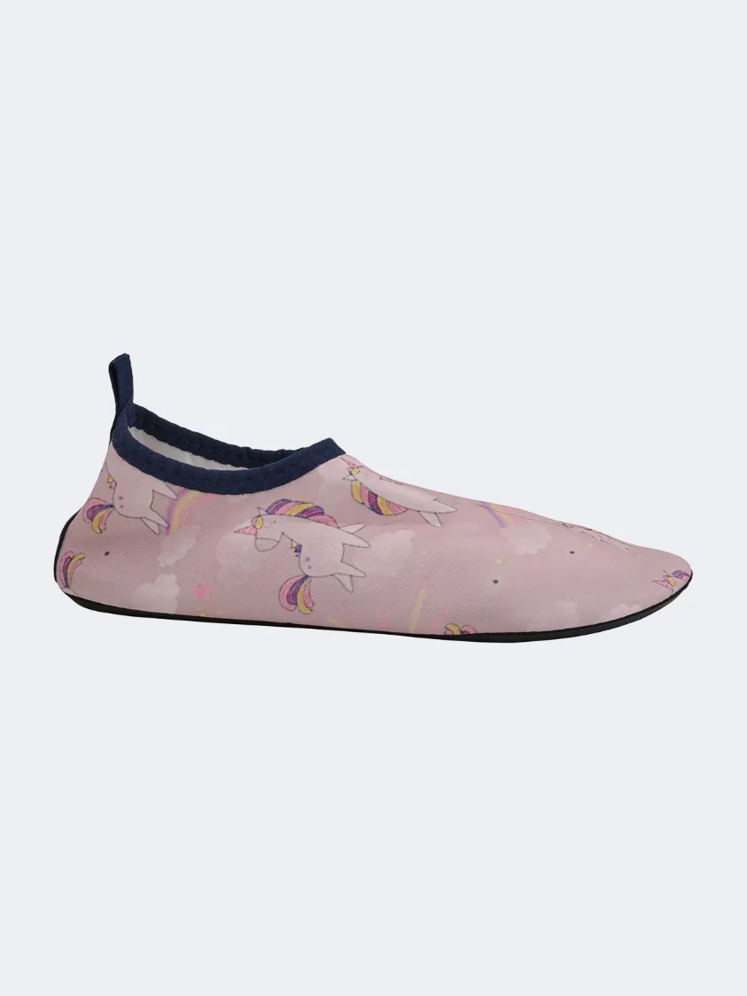 Color Kids Beach Aqua Shoes Rose Lace Tie