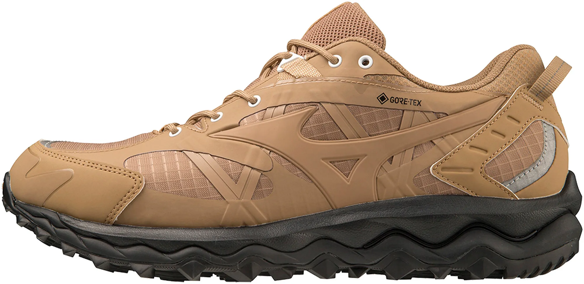Comfort Hiking Mizuno Wave Mujin TL GORE-TEX Mens Walking Shoes - Brown