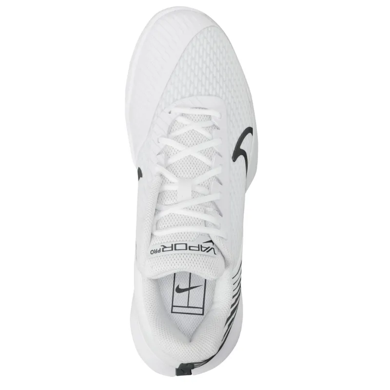 Nike Court Air Zoom Vapor Pro 2 Women Hard Court Tennis Shoes - White/Black-Pure Platinum Outdoor Trail