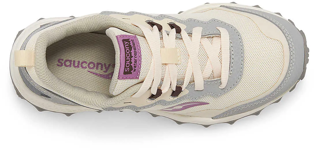 Saucony Peregrine KDZ Junior Trail Running Shoes - Cream Fit Journey Power Step
