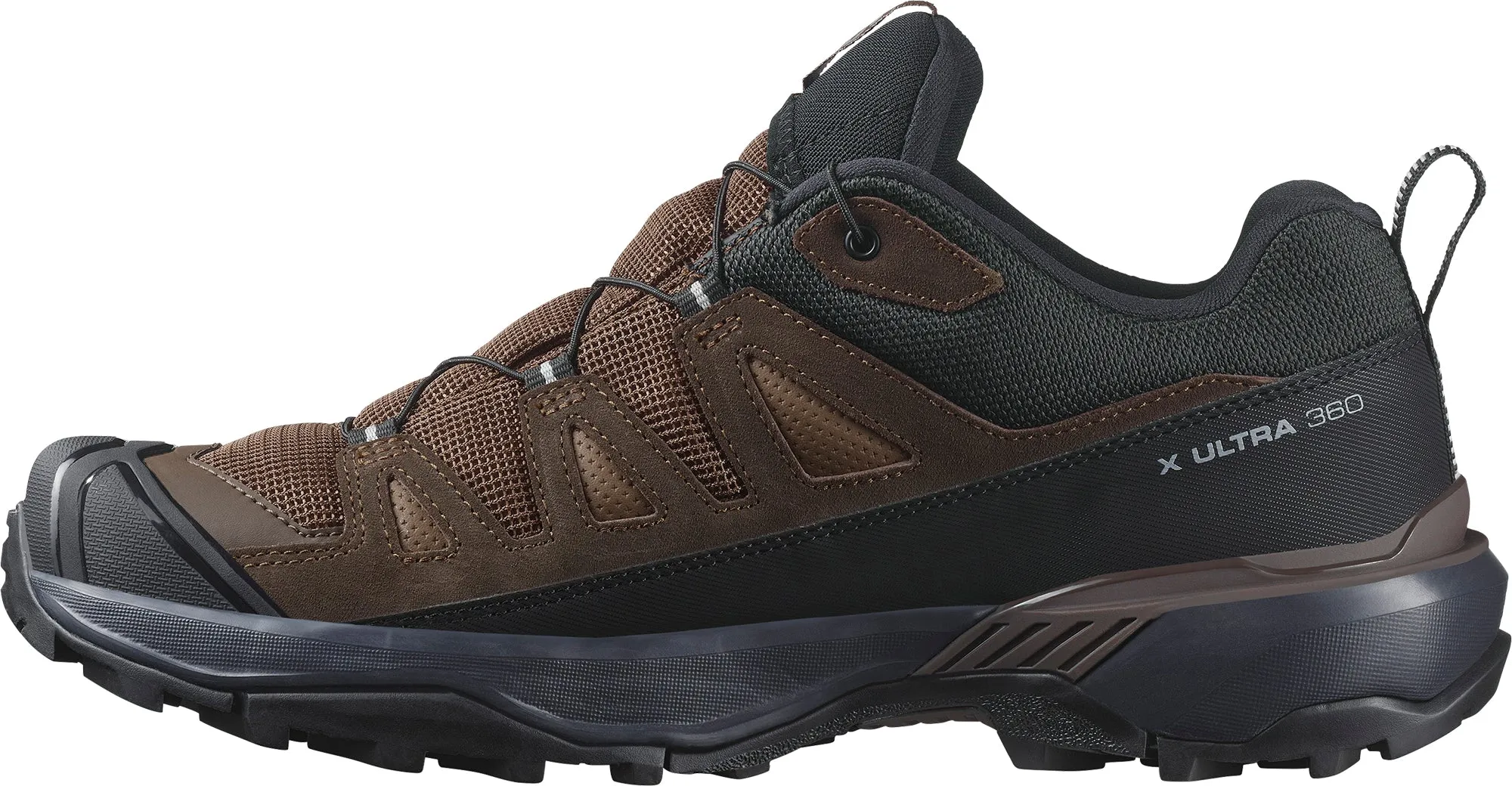 Salomon X Ultra 360 Leather GORE-TEX Mens Walking Shoes - Brown Comfort Trekking Gear
