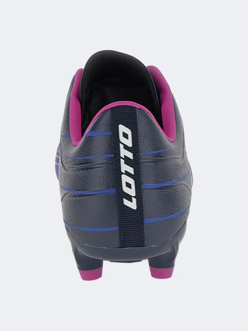 colorful shoes indoor athletes Lotto Solista 700 Ix FG Men Football Shoes Dress Blue