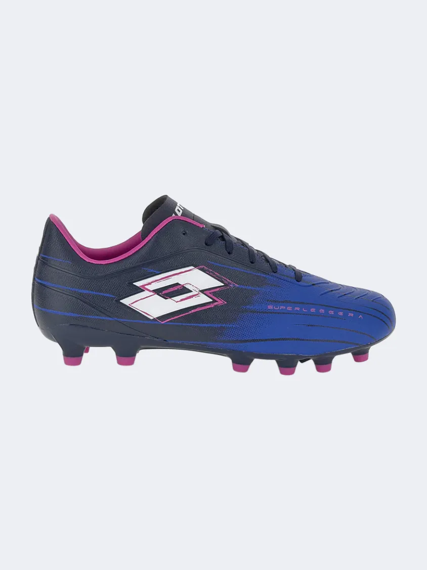 half - size shoes slow - release shoes Lotto Solista 700 Ix FG Men Football Shoes Dress Blue