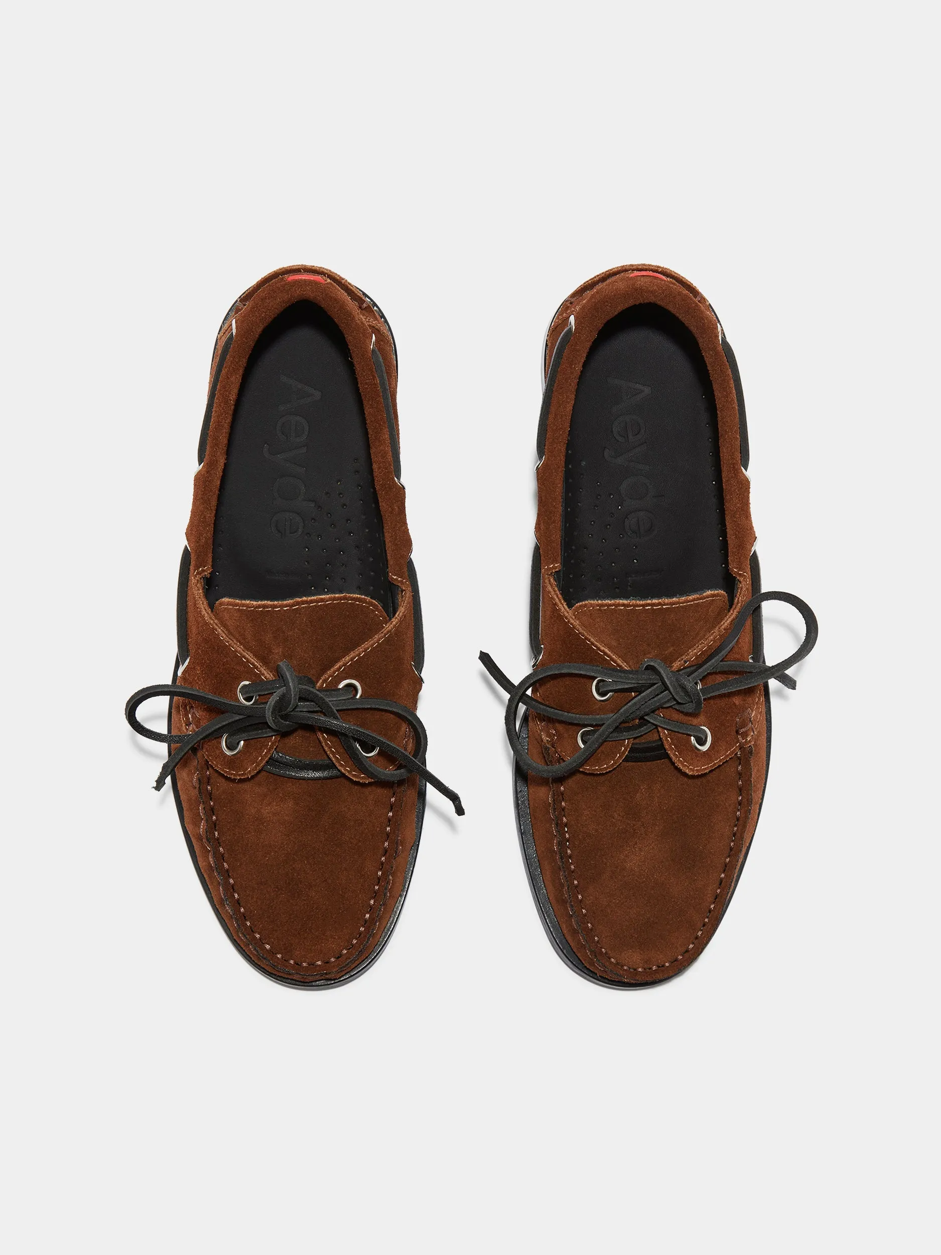 Running Inspired Penny Keeper Harris Suede Mocassin Flats