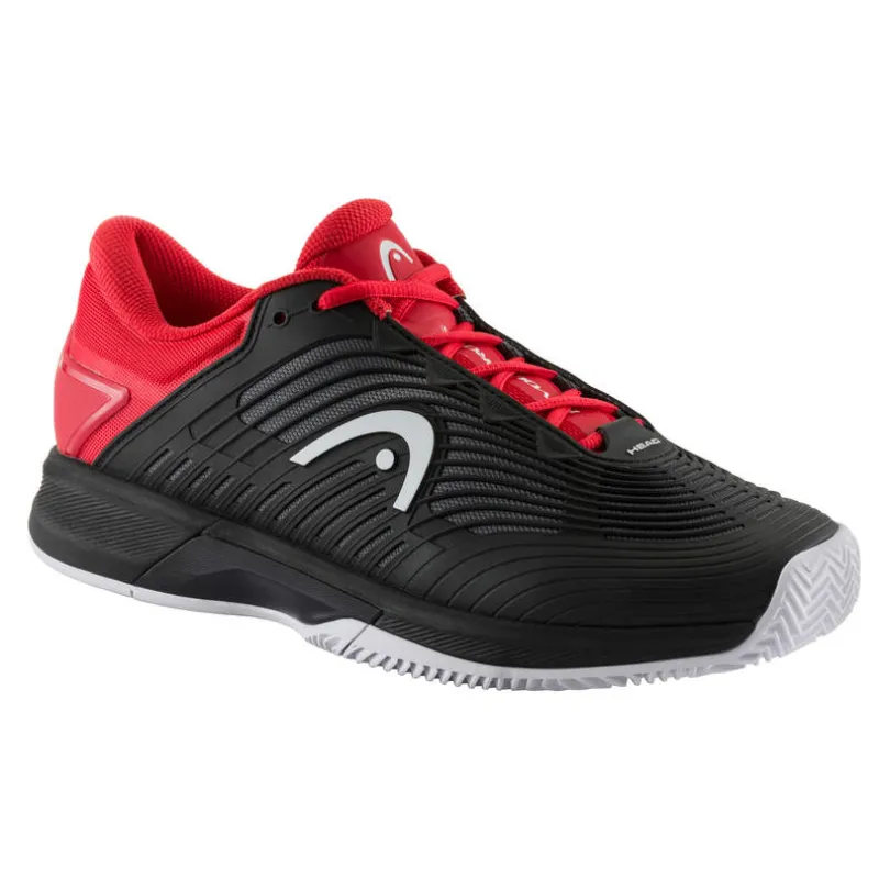 Unisex Fit High Intensity Head Revolt Pro 4.5 Clay Men Tennis Shoes - Black/Red