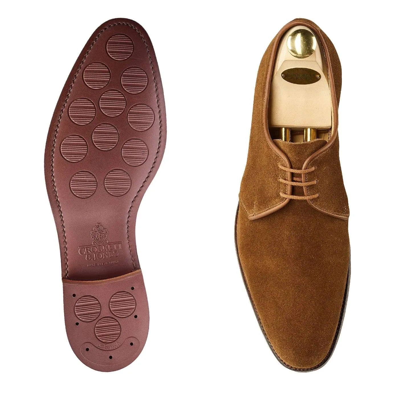 Breathable Step Comfort Flexible Smart Wear Helston 2 Snuff Suede