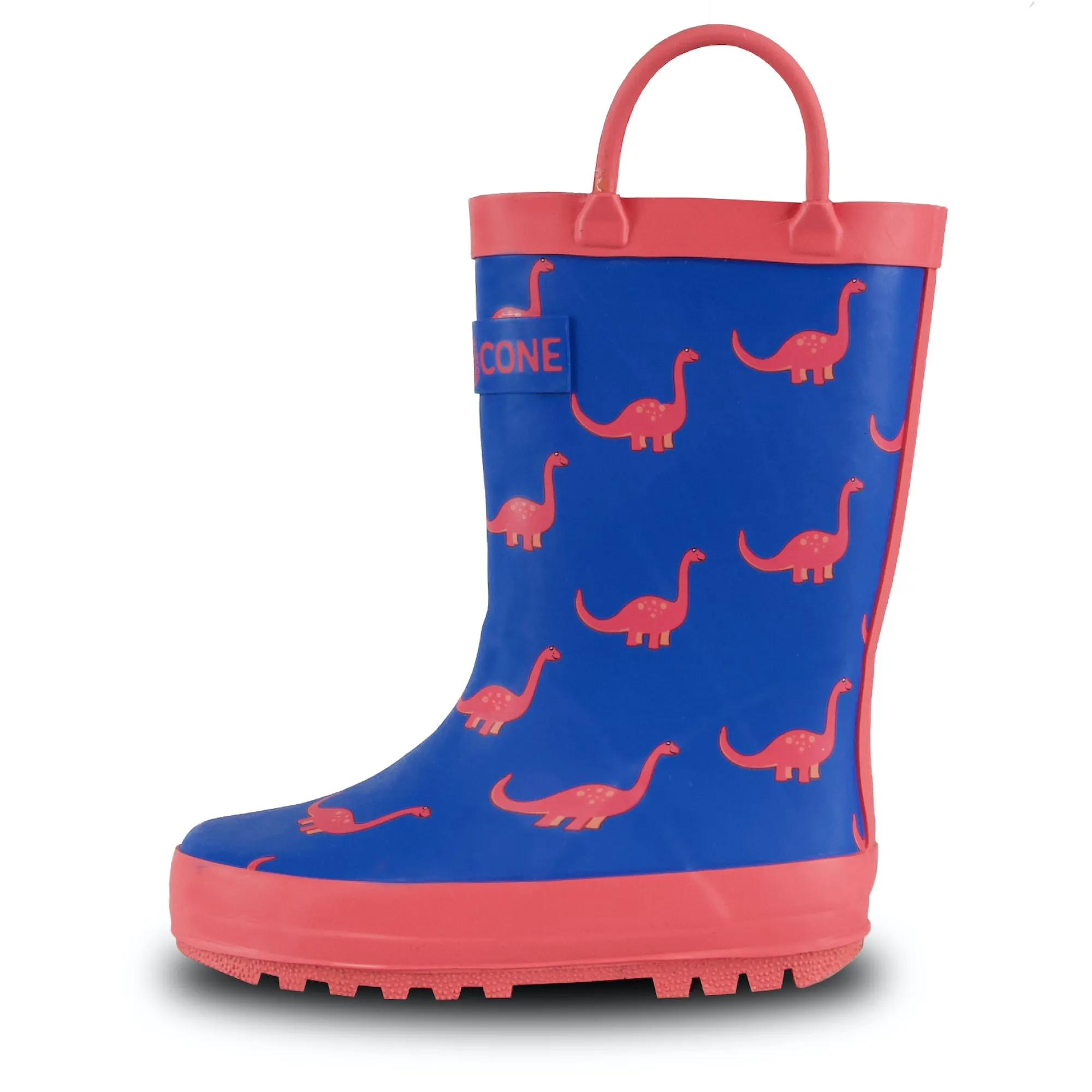 Dino-Mite Matte Rain Boots Reinforced Outdoor Essentials Boots