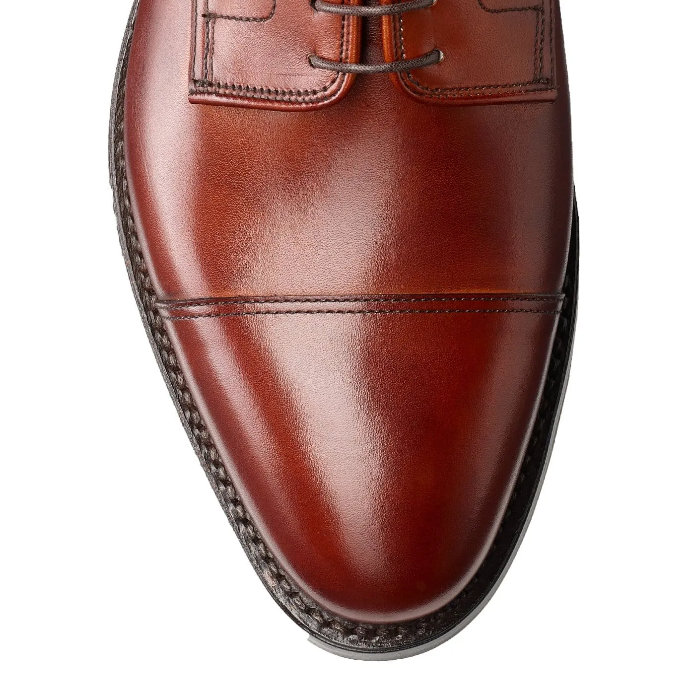 Bradford Chestnut Burnished Calf Premium Sleek Look Shock Absorbing