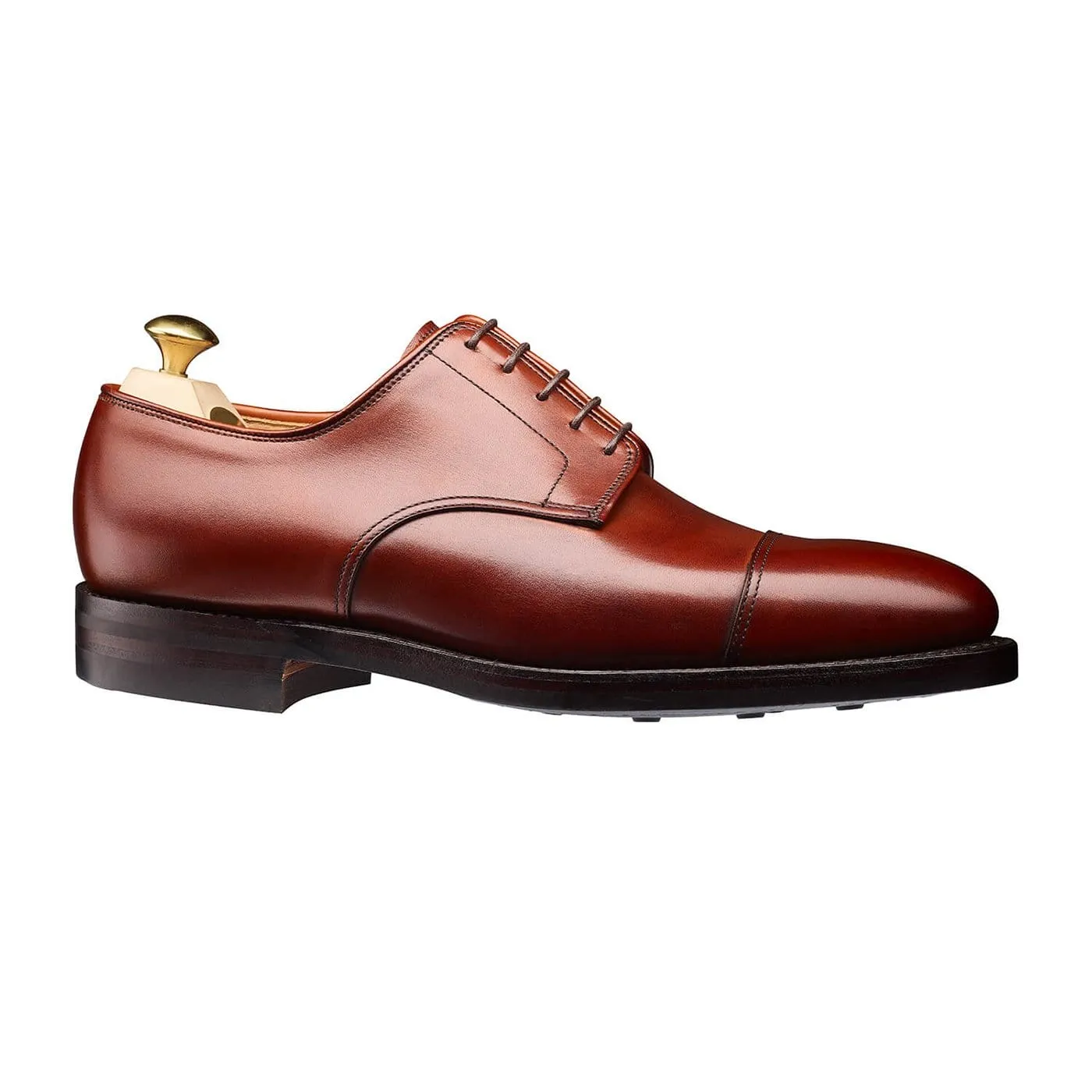 Bradford Chestnut Burnished Calf Sleek Classic Work Friendly