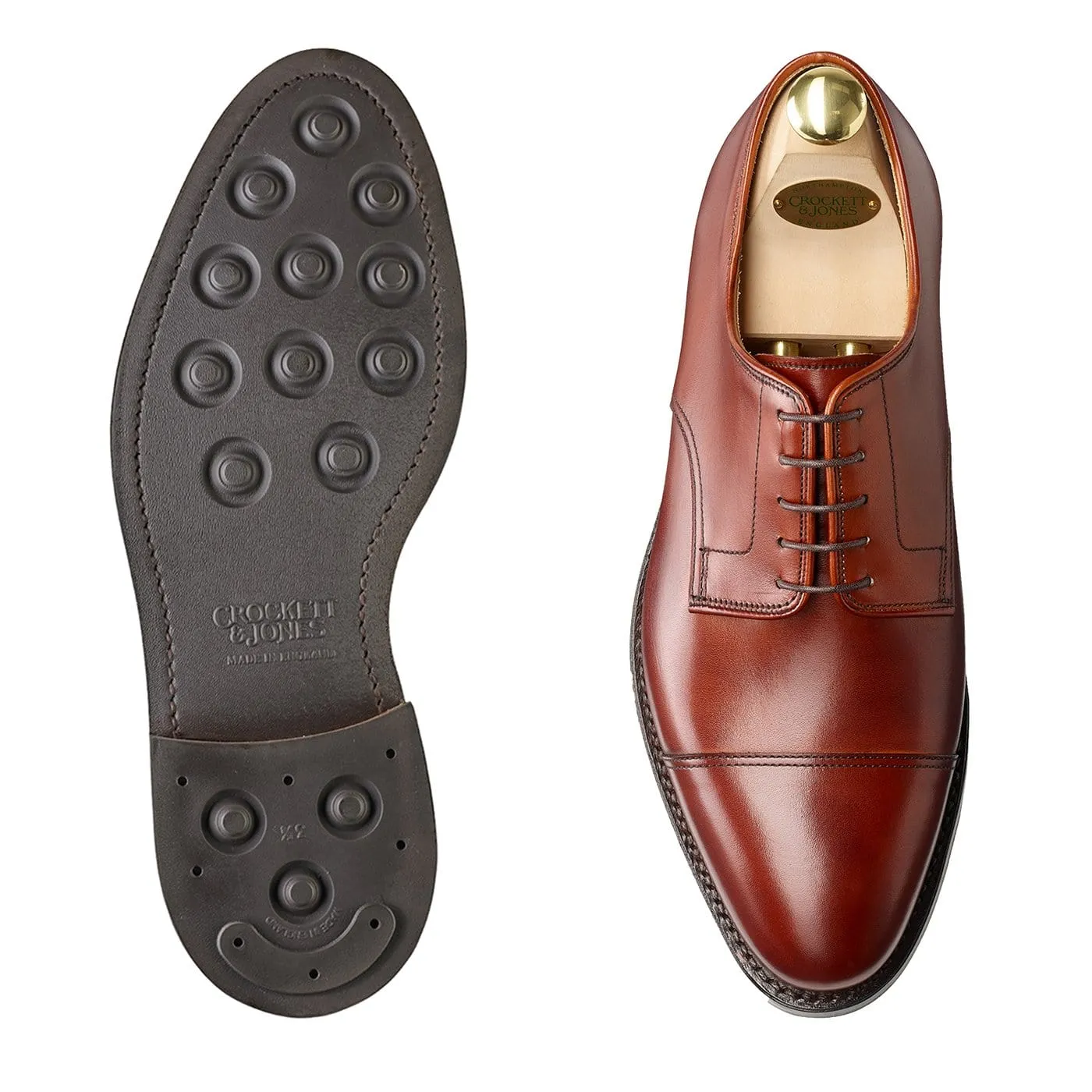 Bradford Chestnut Burnished Calf Travel Footwear