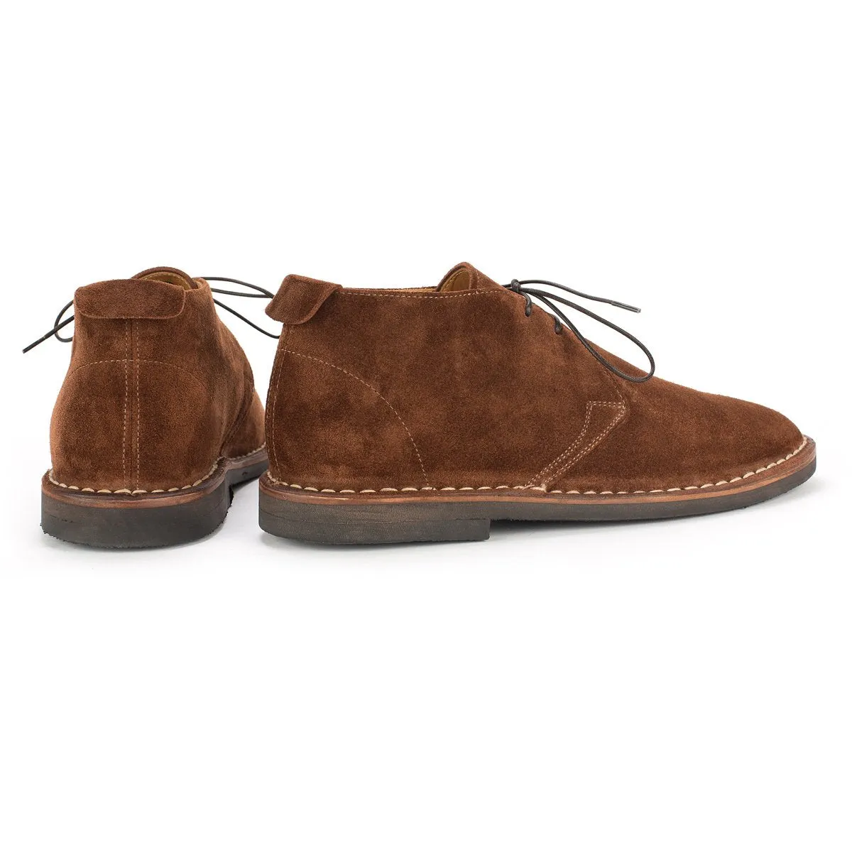 YAGO-348<br>Brown chukka boots Clean Wear
