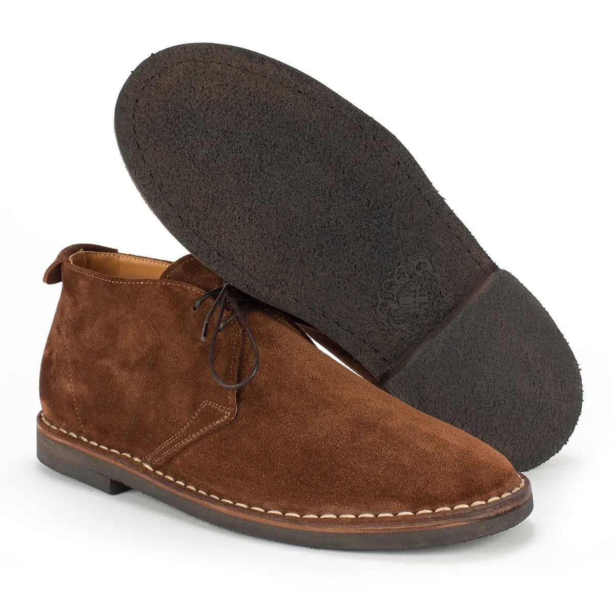 Sleek Slim Comfort YAGO-348<br>Brown chukka boots