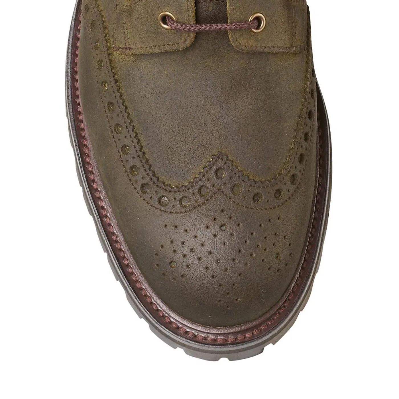 Islay Green Rough-Out Suede Daily Go Timeless Office Look