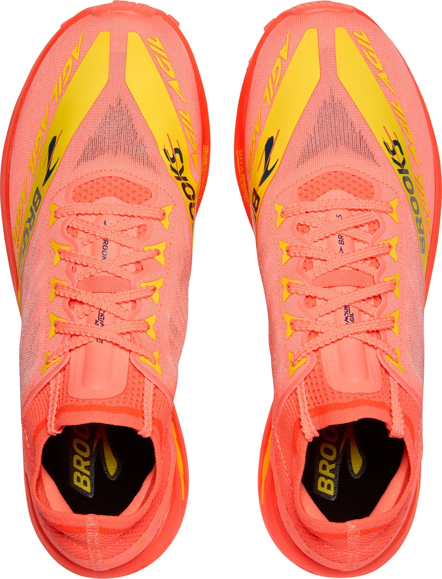 Abrasion   Resistant Brooks Catamount Agil Trail Running Shoes - Orange