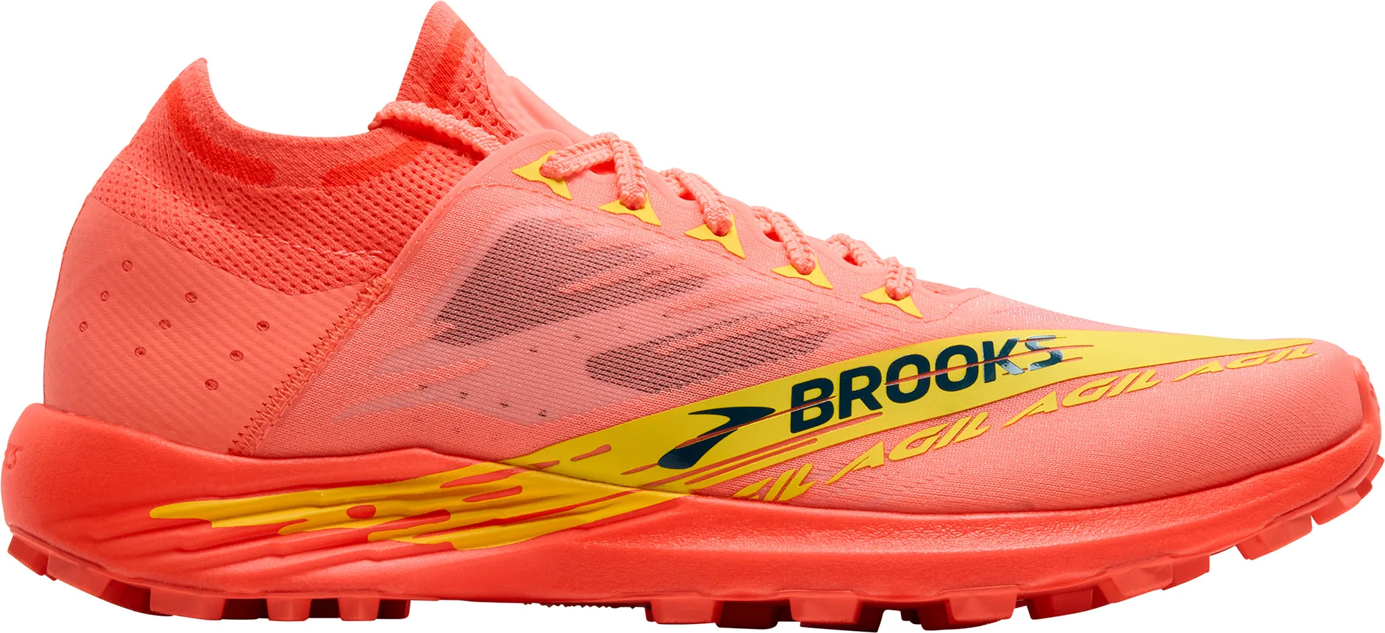foldable Workout Days Brooks Catamount Agil Trail Running Shoes - Orange
