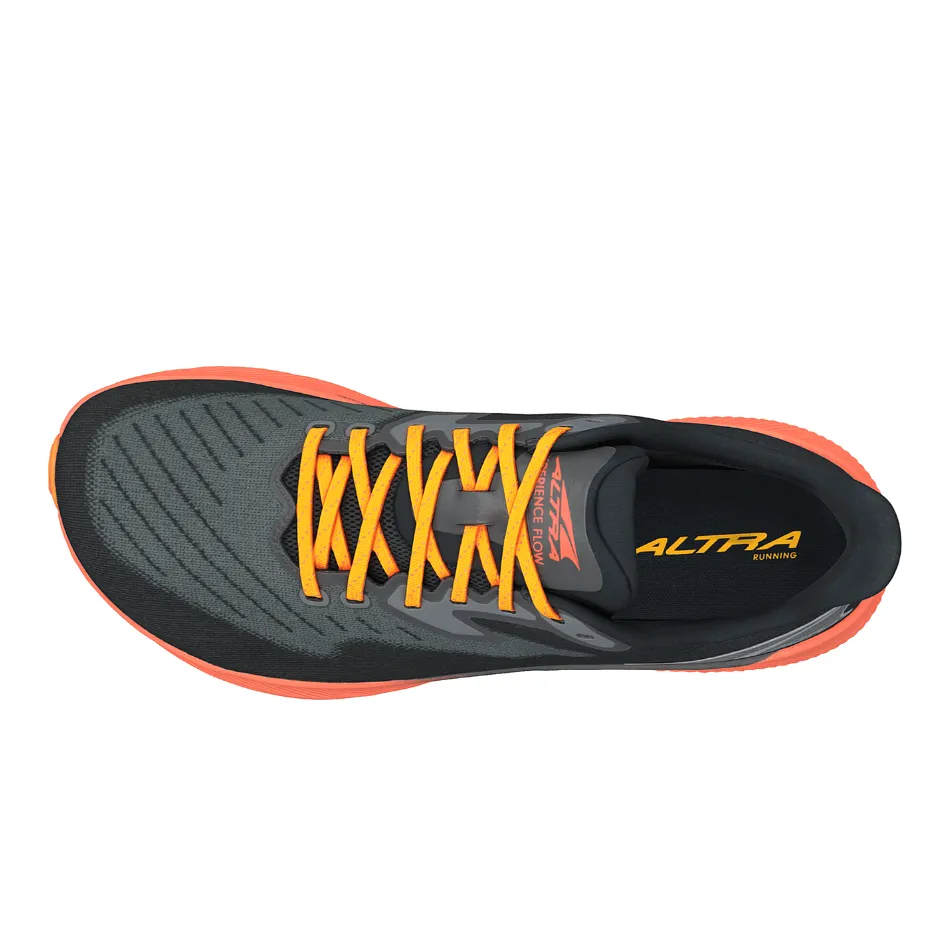 Altra Men's Experience Flow Running Shoes in Gray/Red SS25 fall running shock - absorbing