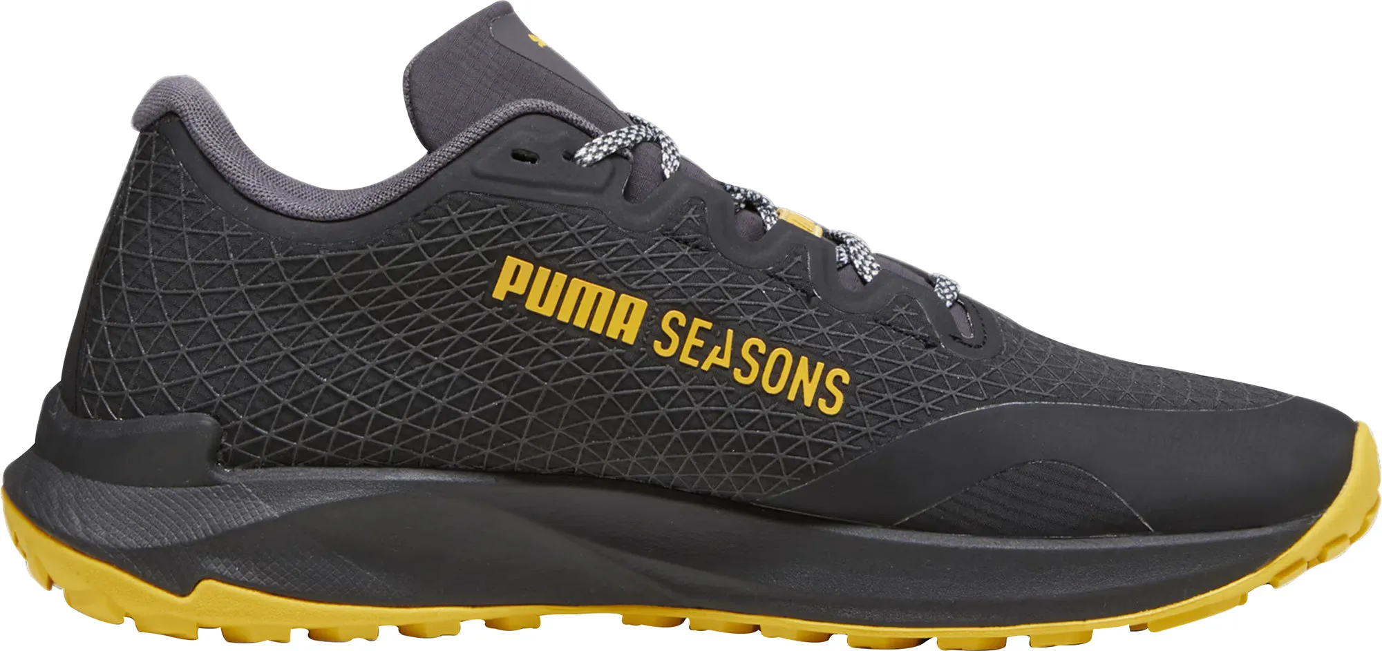 Puma Fast-Trac Nitro GORE-TEX Mens Trail Running Shoes - Black morning exercise Reinforcement zones provide extra strength where needed