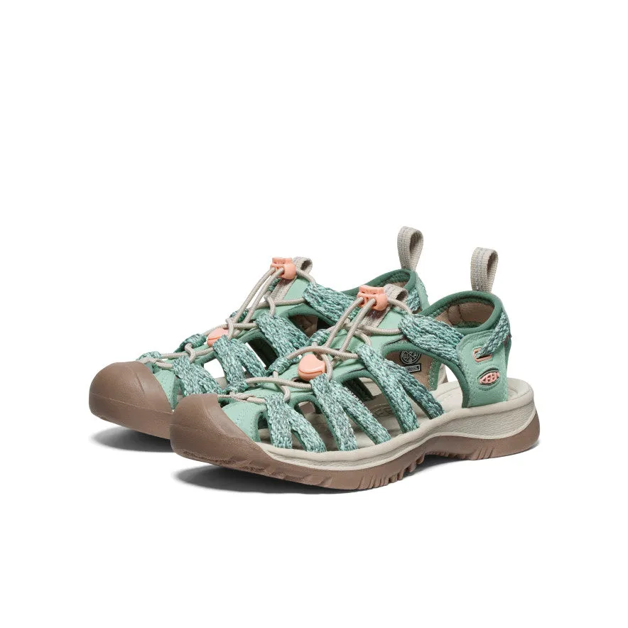 Women's Whisper  |  Granite Green/Peach Parfait Ergo Base Clean Finish