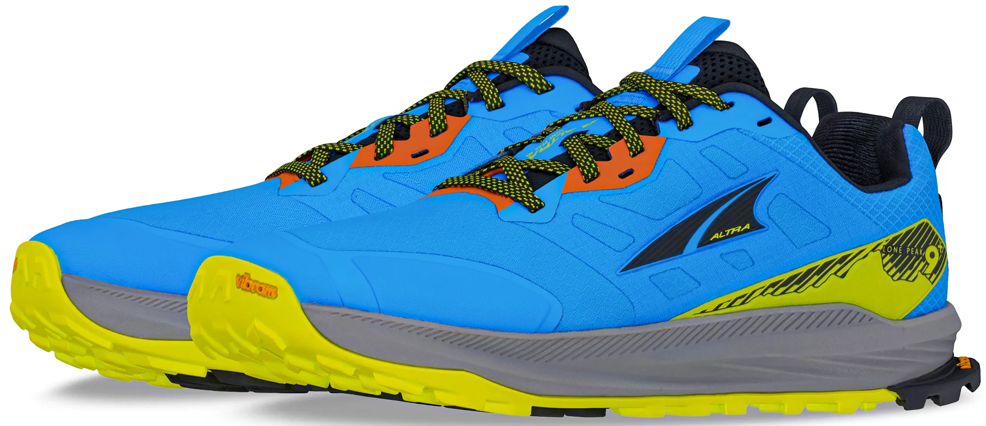 Workout Move Tread Power Altra Lone Peak 9  Mens Trail Running Shoes - Blue