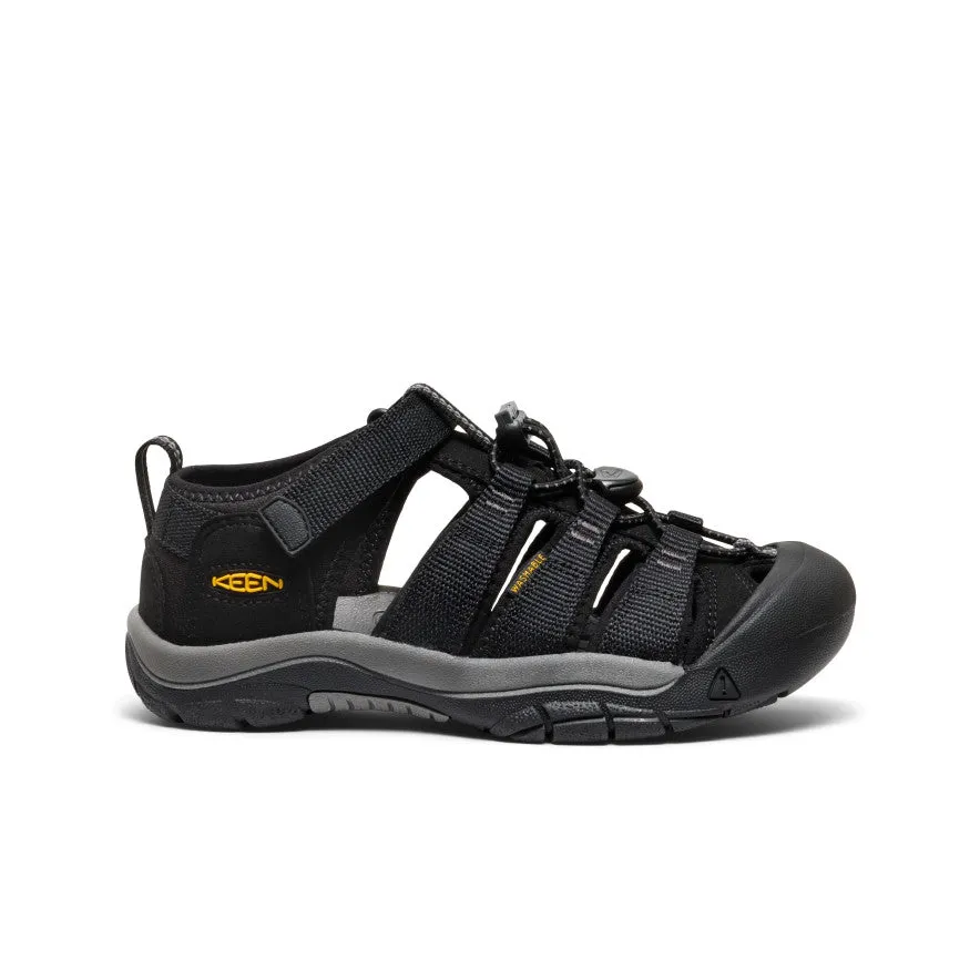 Big Kids' Newport H2  |  Black/Keen Yellow Arch contour