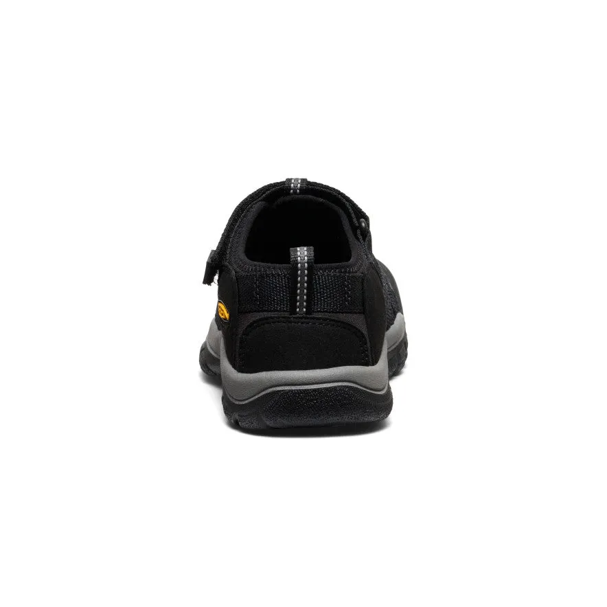 Run Flow Durable Big Kids' Newport H2  |  Black/Keen Yellow