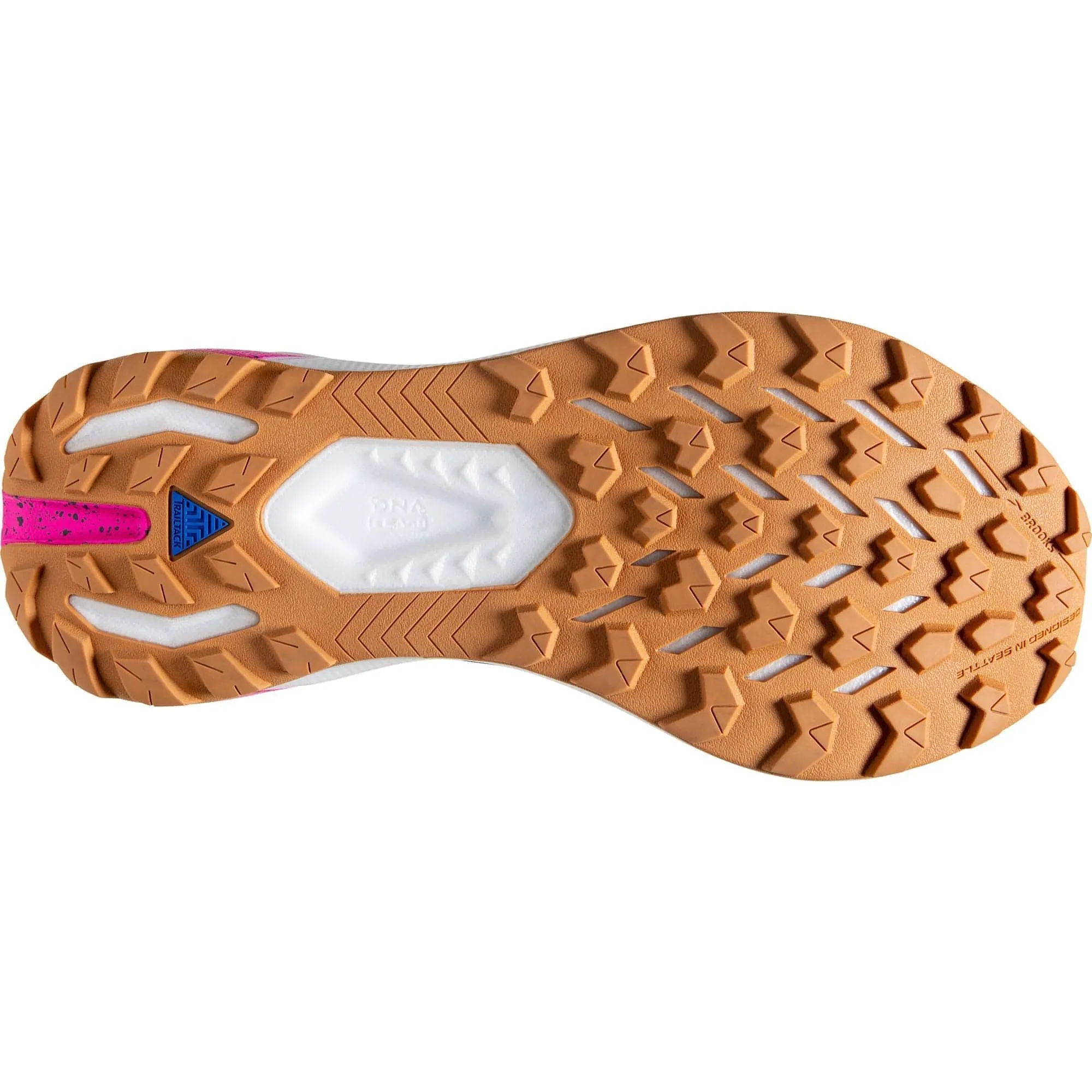 Cardio Friendly Ergonomic Design Brooks Catamount 2 Womens Trail Running Shoes - Navy