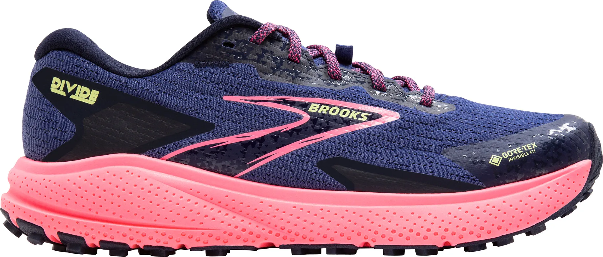 Comfort footbed Running Field Brooks Divide 5 GORE-TEX Womens Trail Running Shoes - Blue