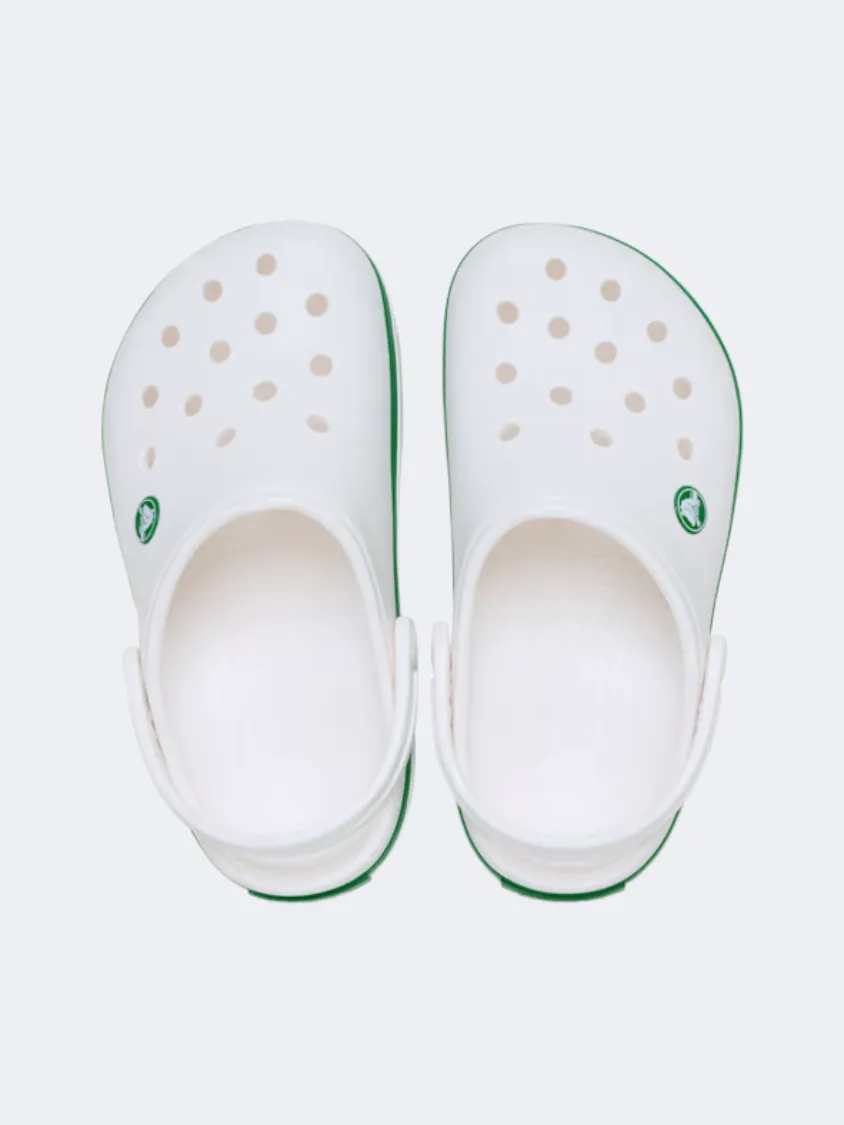 easy move King Walk Crocs Crocband T Kids Lifestyle Clog White/Green Ivy