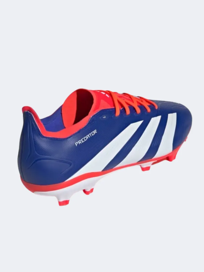 Adidas Predator Leage Fg Men Football Shoes Blue/White/Red Budget Friendly Lightweight kids' shoes