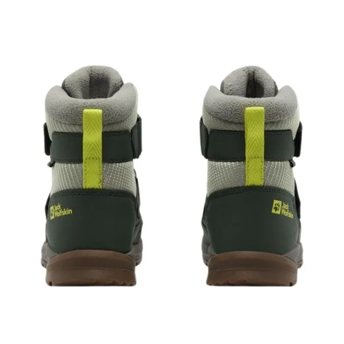 Impact Resistance jack wolfskin Polar Bear-B Texapore Mid VC Kids Winter Shoes